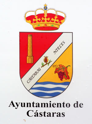 Escudo de Cástaras en el camión de la basura Escudo de Cástaras en el camión de la basura