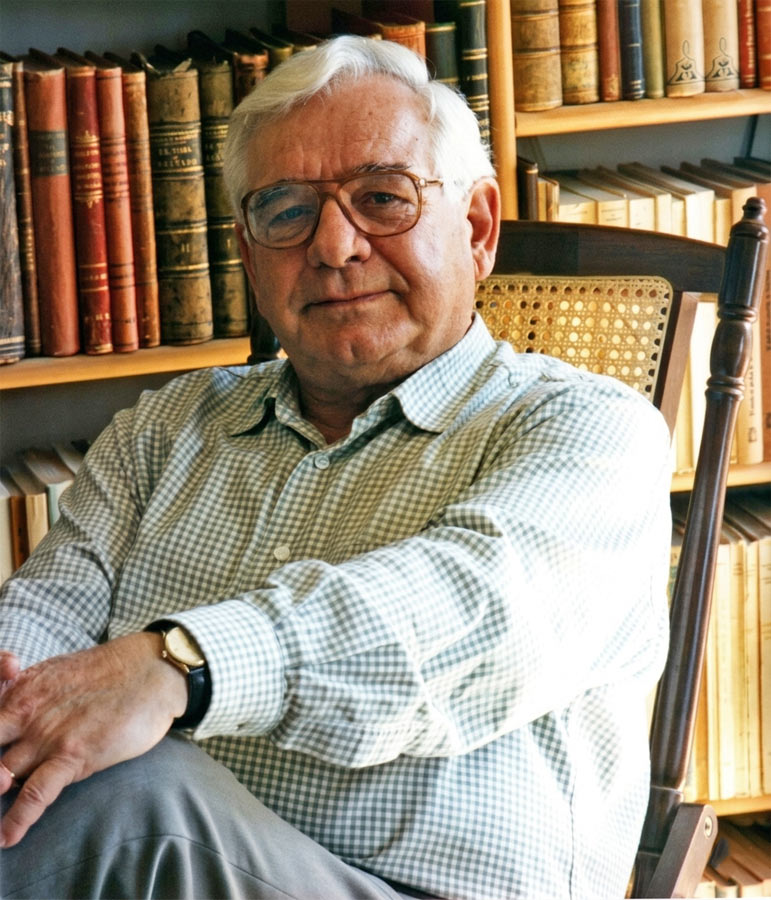 Retrato de Francisco Izquierdo en su biblioteca