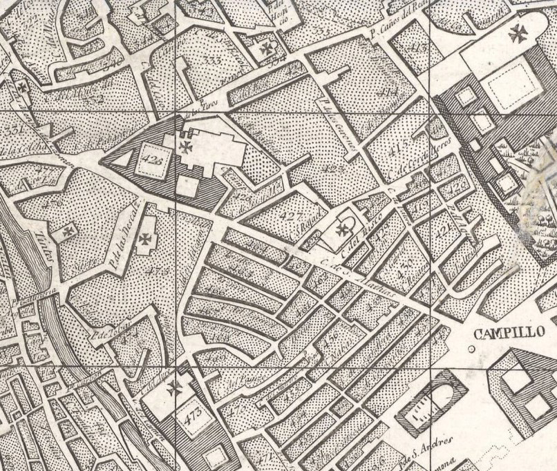 Plano de Granada de Francisco Dalmau (1796)